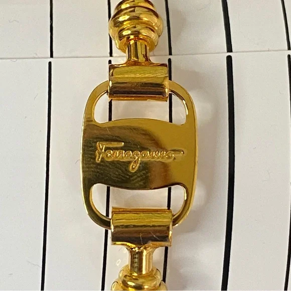 Authentic Feragamo Bangle Bracelet & Watch case